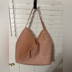 Ulta Beauty Dual-Tone Peach Shoulder Bag